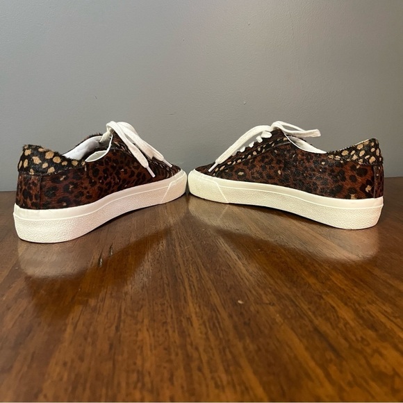 MADEWELL Leopard Print Dyed Calf Hair
Platform Sneakers. Women’s size 6.5. - Picture 7 of 14